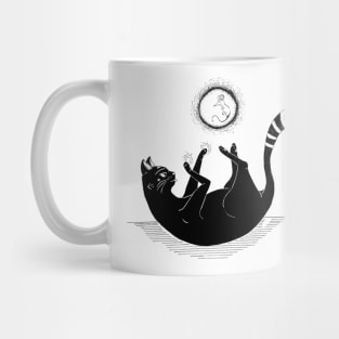 Magical Cat Traps Mouse Illustration Mug
